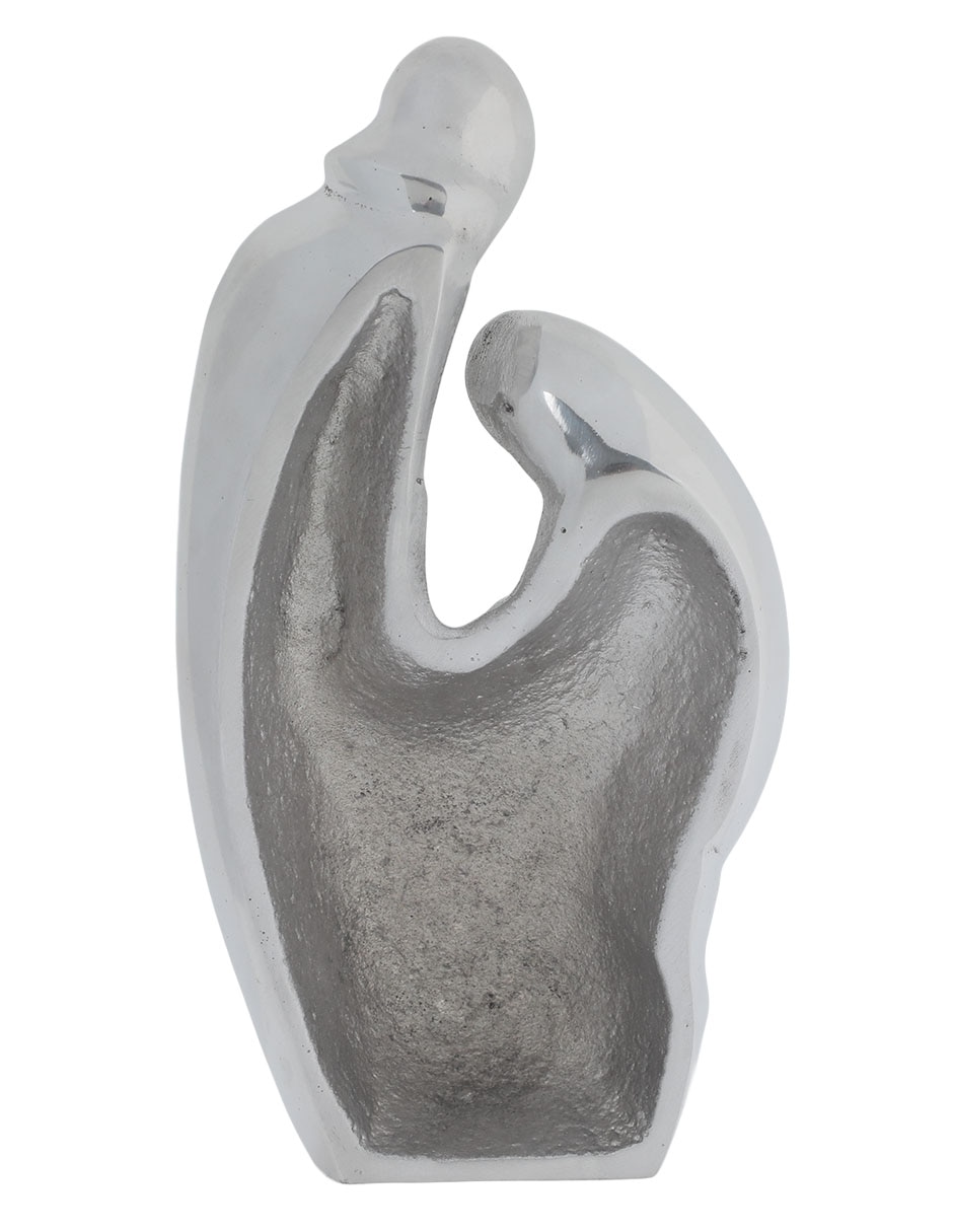 Figura decorativa de sagrada familia de metal 3