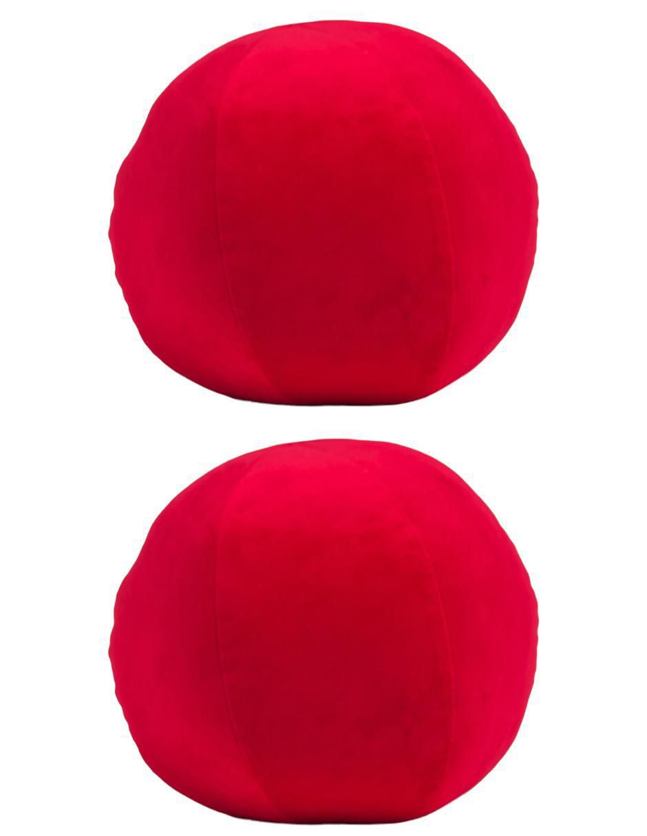 Cojín decorativo esfera marfil 1