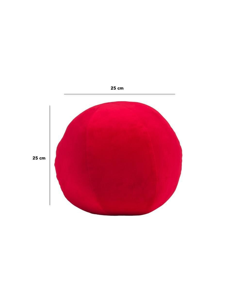 Cojín decorativo esfera marfil 5