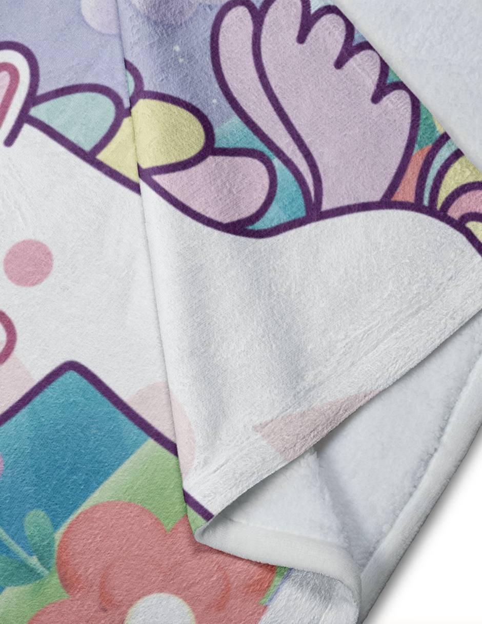 Frazada de tejido plano Unicornio Aesthetic 3
