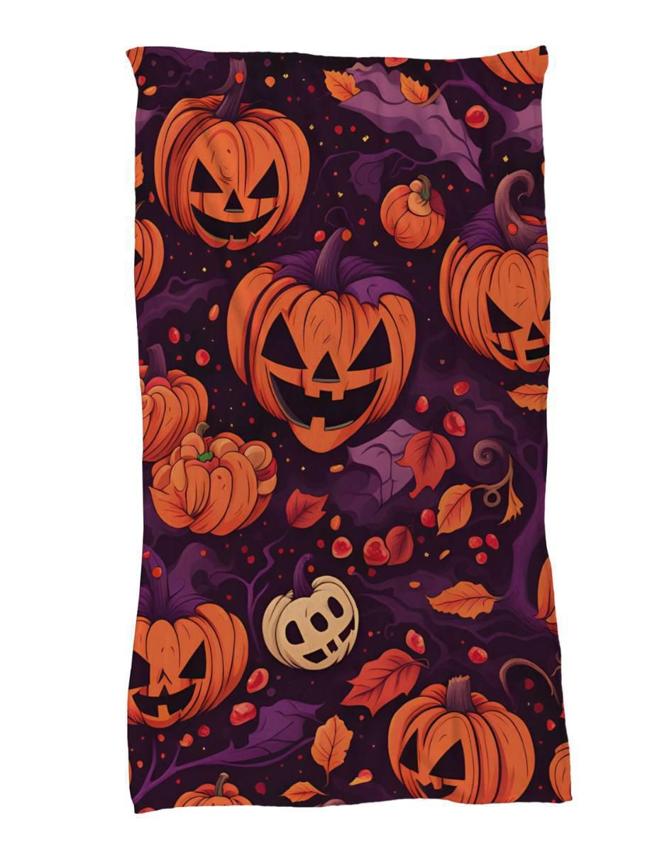 Frazada de tejido plano Halloween Calabaza