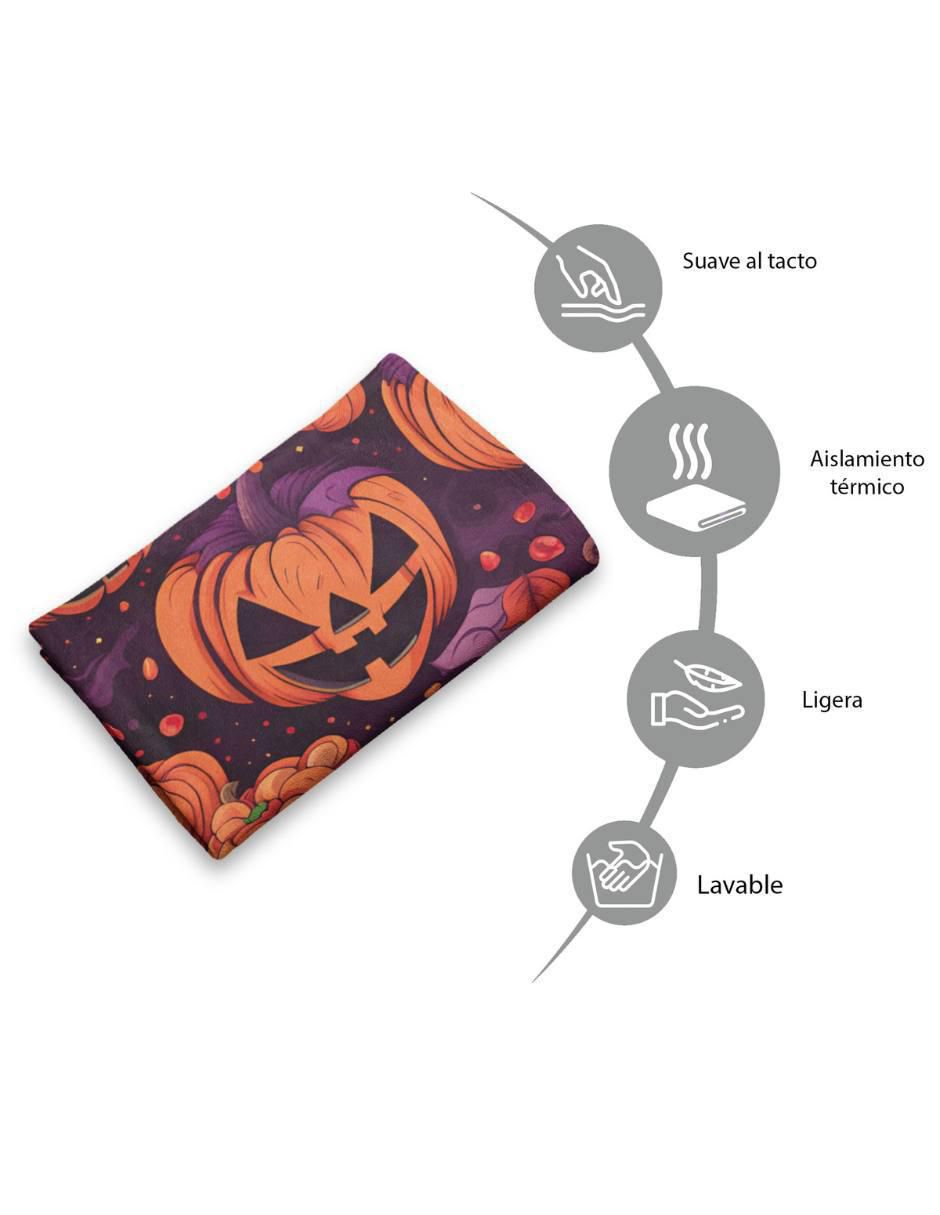 Frazada de tejido plano Halloween Calabaza 4