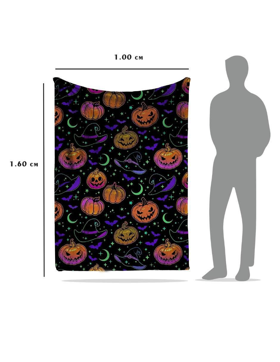 Frazada de tejido plano Halloween Neon 5