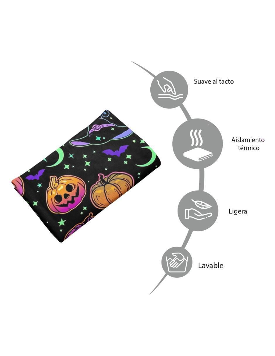 Frazada de tejido plano Halloween Neon 4