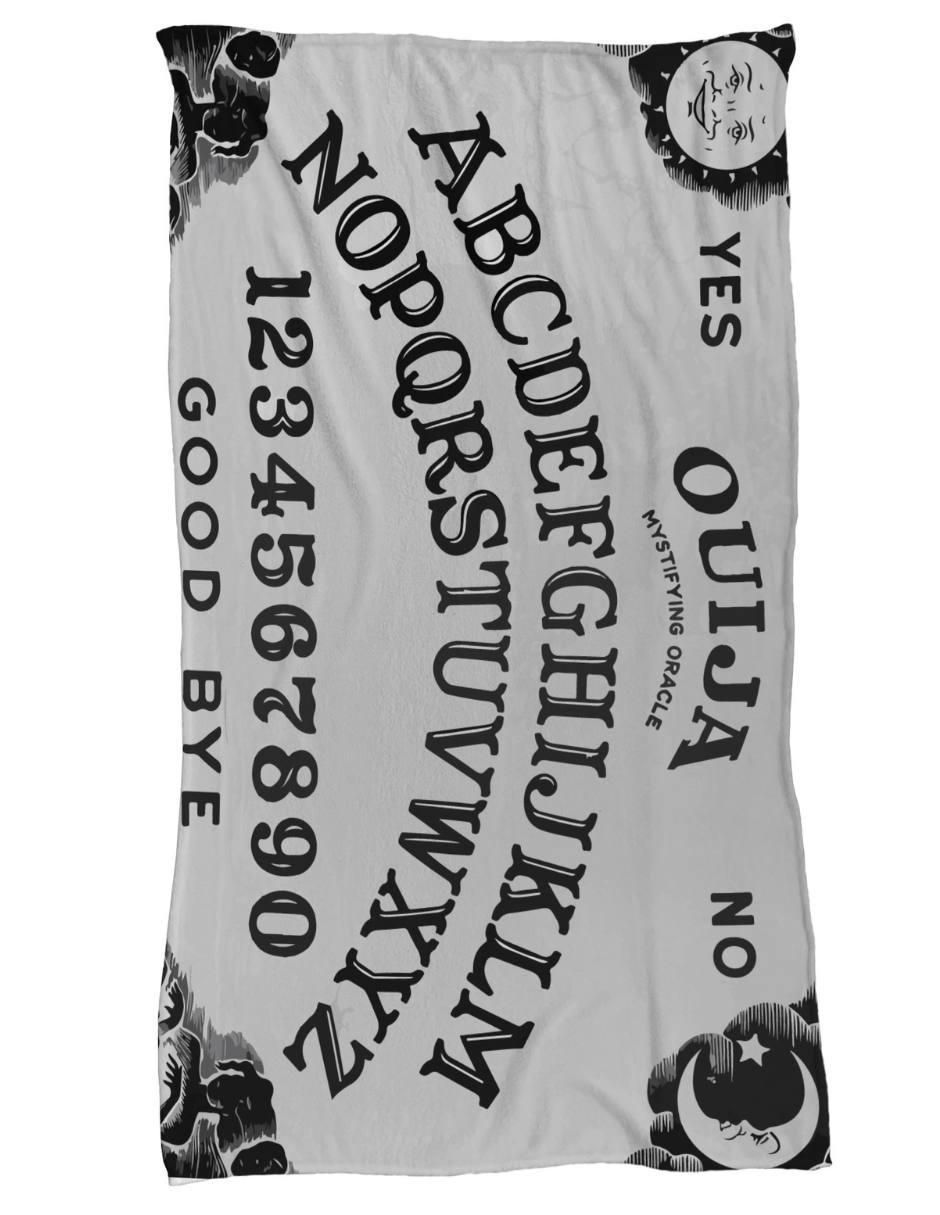 Frazada de tejido plano Halloween Ouija Frazada de tejido plano Halloween Ouija