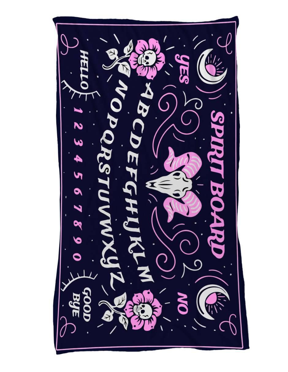 Frazada de tejido plano Halloween Ouija