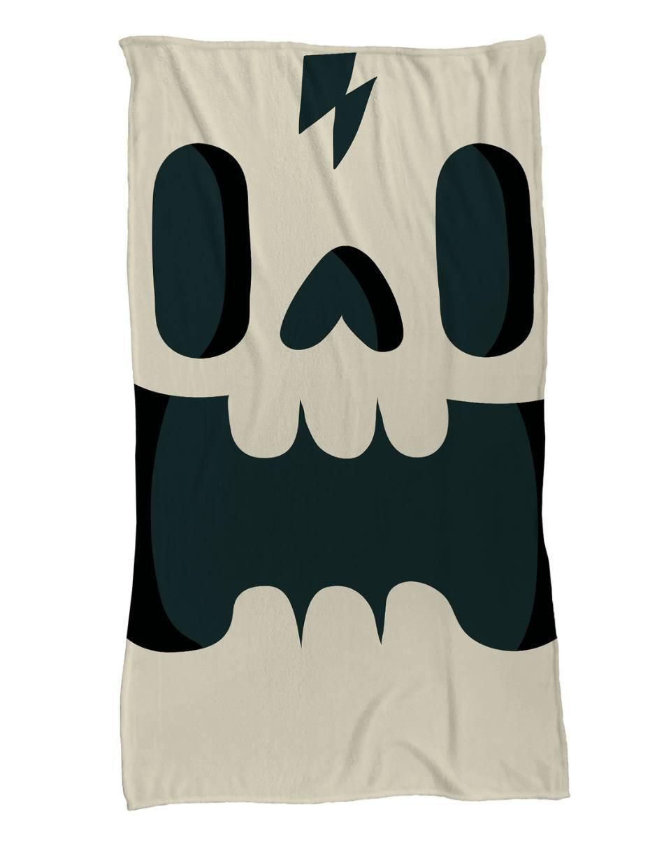 Frazada de tejido plano Halloween Calavera Huesos Frazada de tejido plano Halloween Calavera Huesos