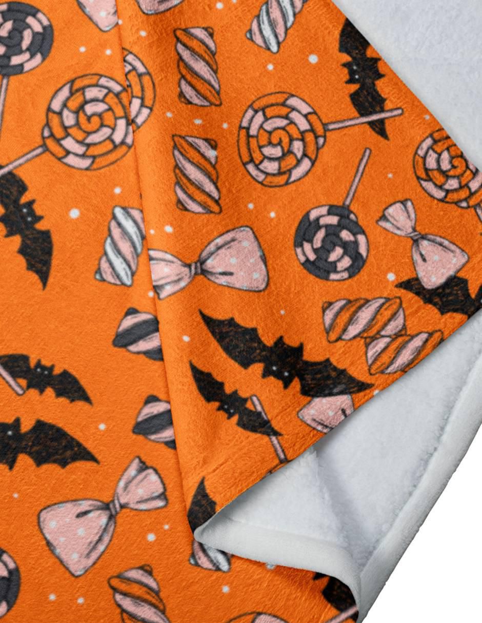 Frazada de tejido plano Dulces Halloween 3