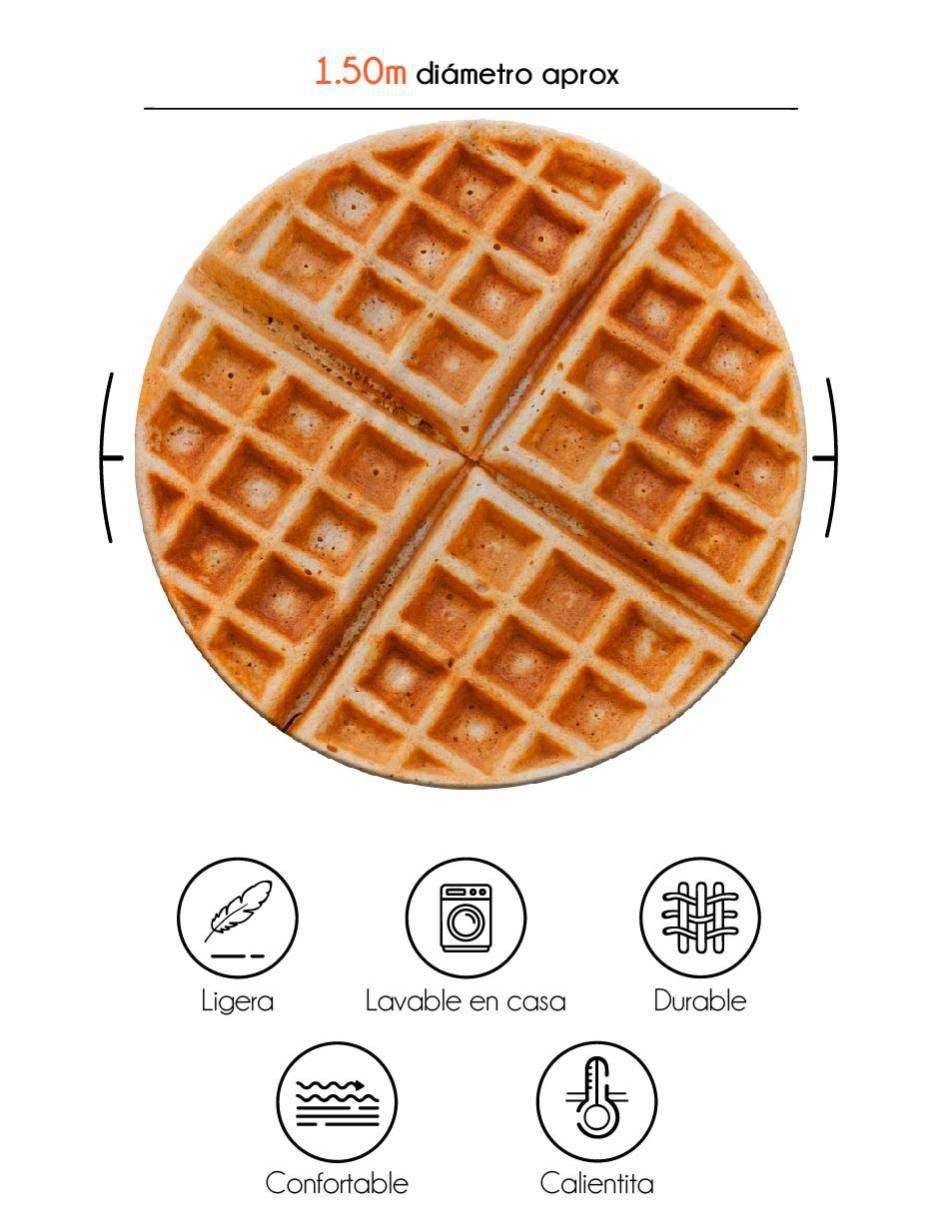 Frazada de tejido plano Waffle 4