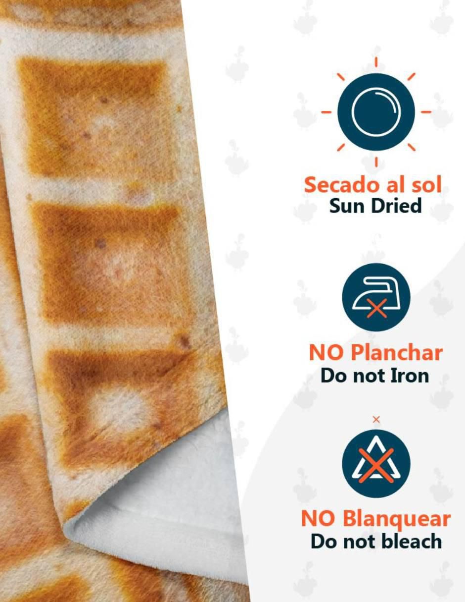 Frazada de tejido plano Waffle 3