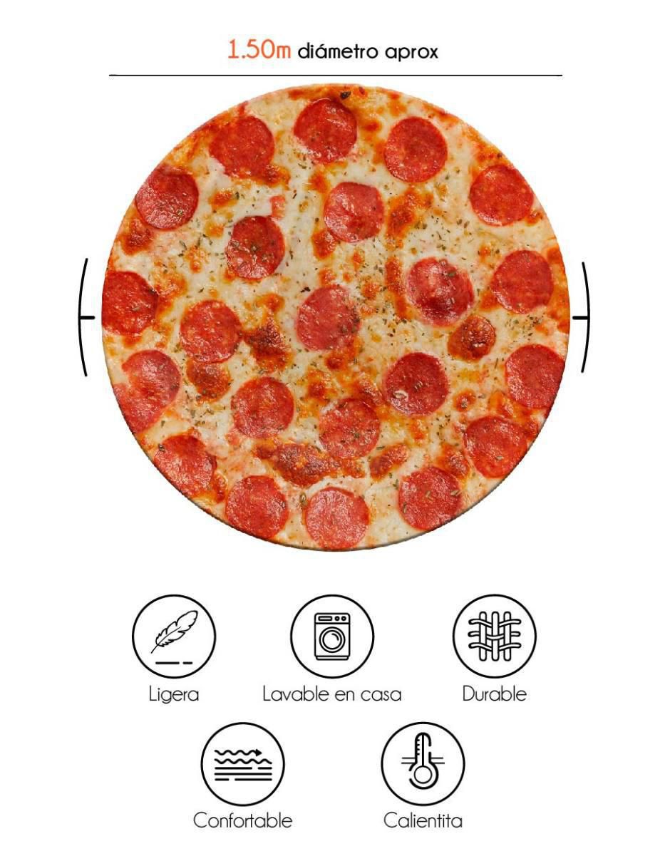 Frazada de tejido de punto Pizza 4