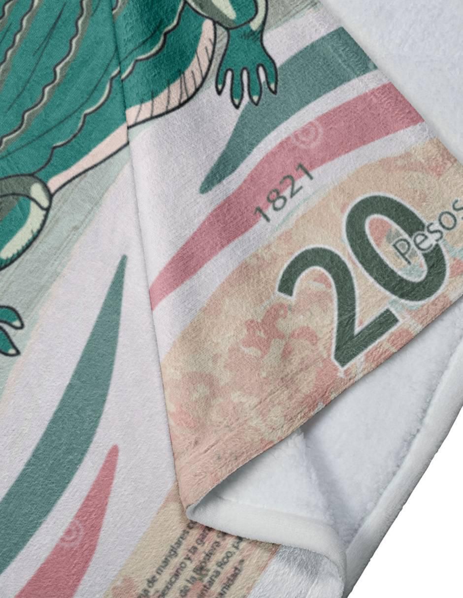 Frazada de tejido de punto Billete De 20 Cocodrilo 3