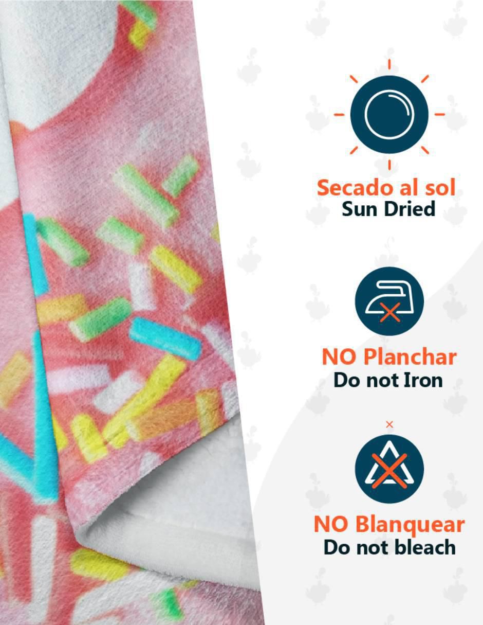 Frazada de tejido de punto Dona De Fresa 3