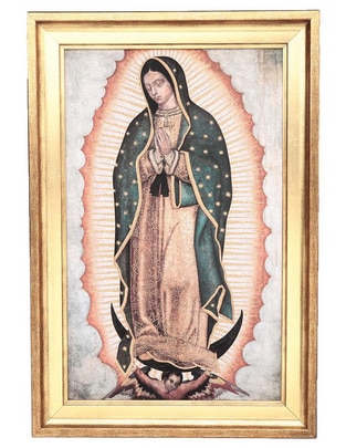 Cuadro Nuestra Señora de Guadalupe técnica mixta