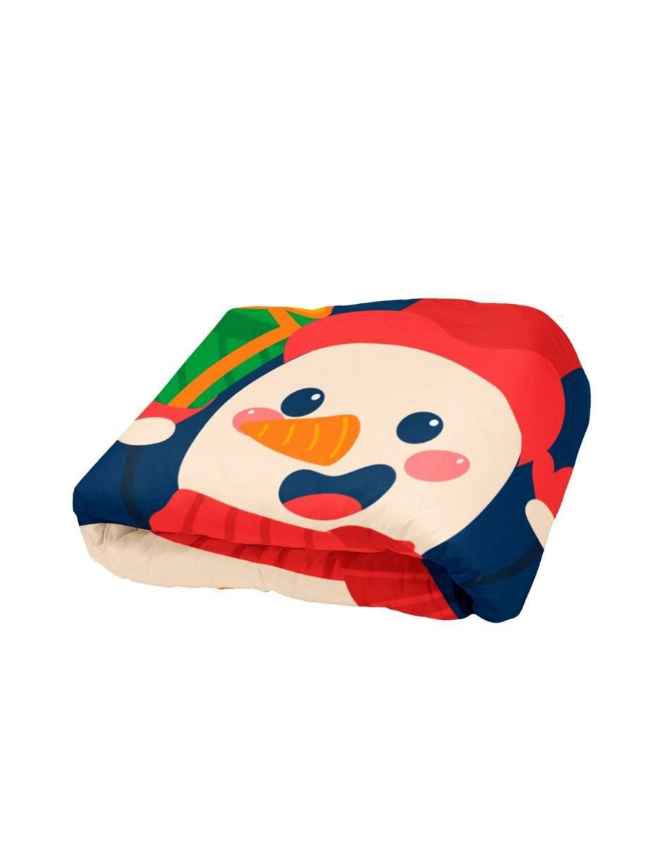 Frazada de tejido de punto Muñeco De Nieve Navidad 2