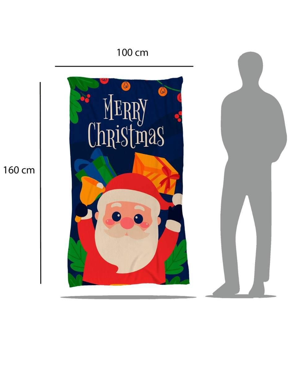 Frazada de tejido de punto Santa Claus Navidad 5