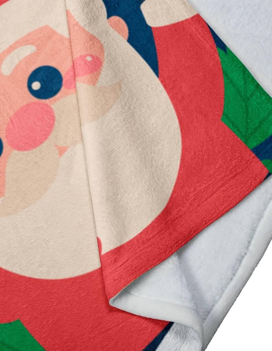 Frazada de tejido de punto Santa Claus Navidad 3
