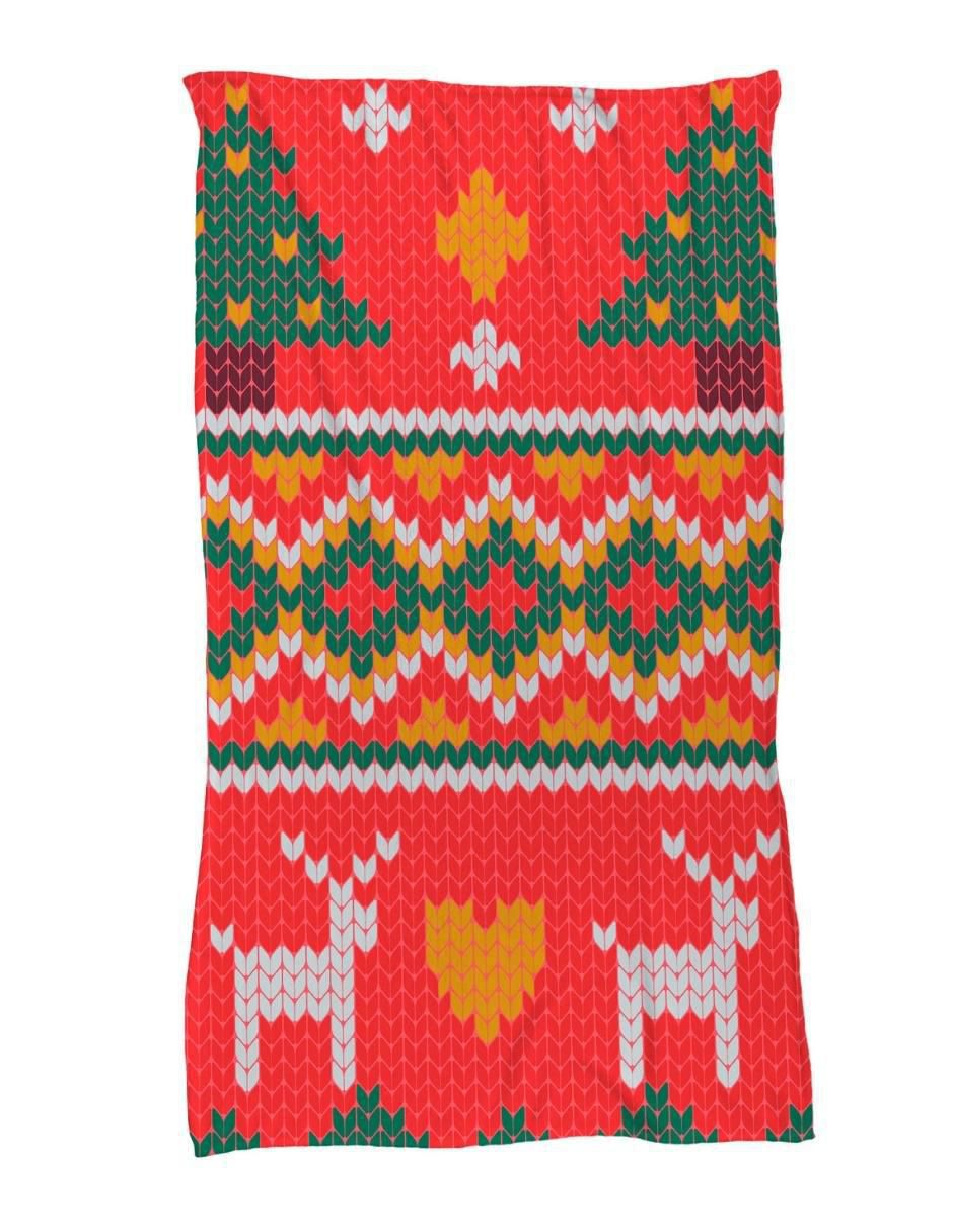Frazada de tejido de punto Suéter Navideño Navidad Frazada de tejido de punto Suéter Navideño Navidad
