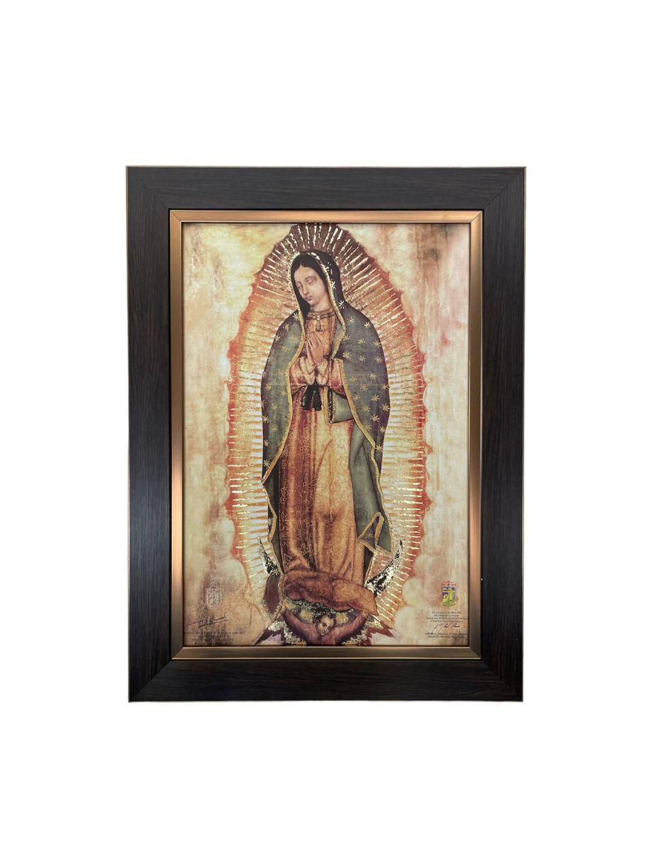 Cuadro Virgen de Guadalupe técnica polioleo Cuadro Virgen de Guadalupe técnica polioleo