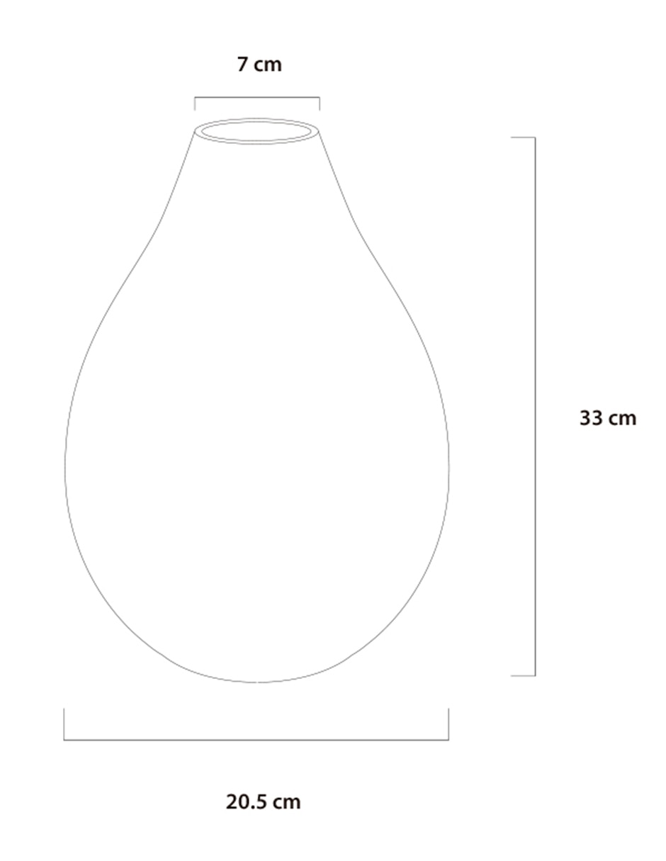 Florero de vidrio 5