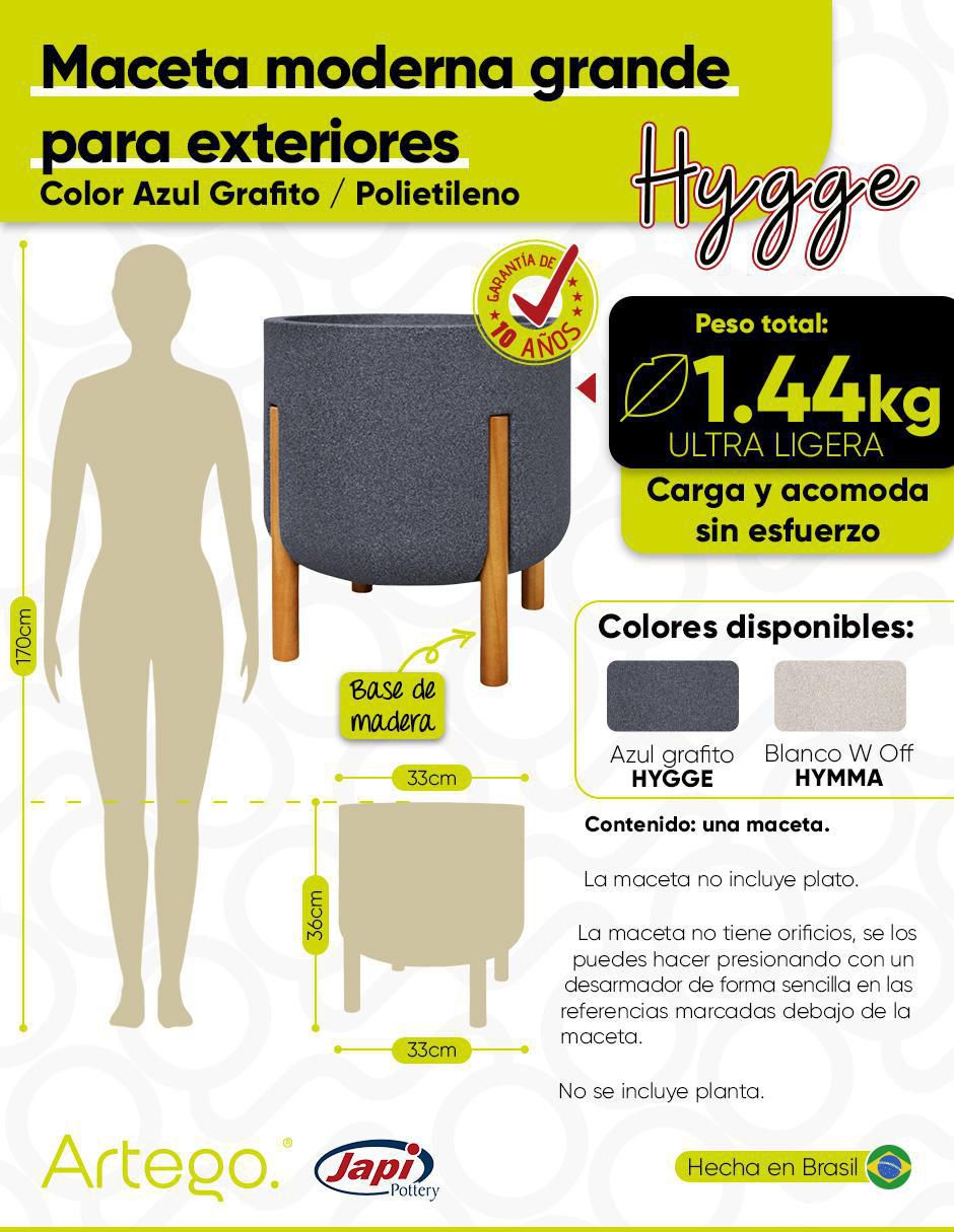 Maceta Japi de plástico 6