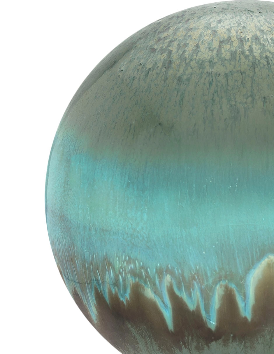 Figura circular Reactive Greens de cerámica 5