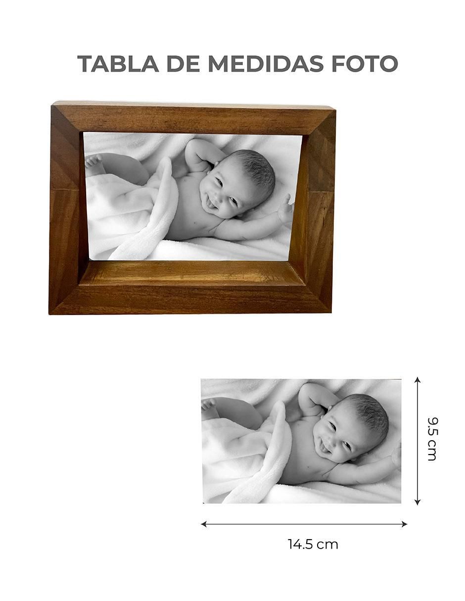 Portarretratos de madera para 1 foto 5