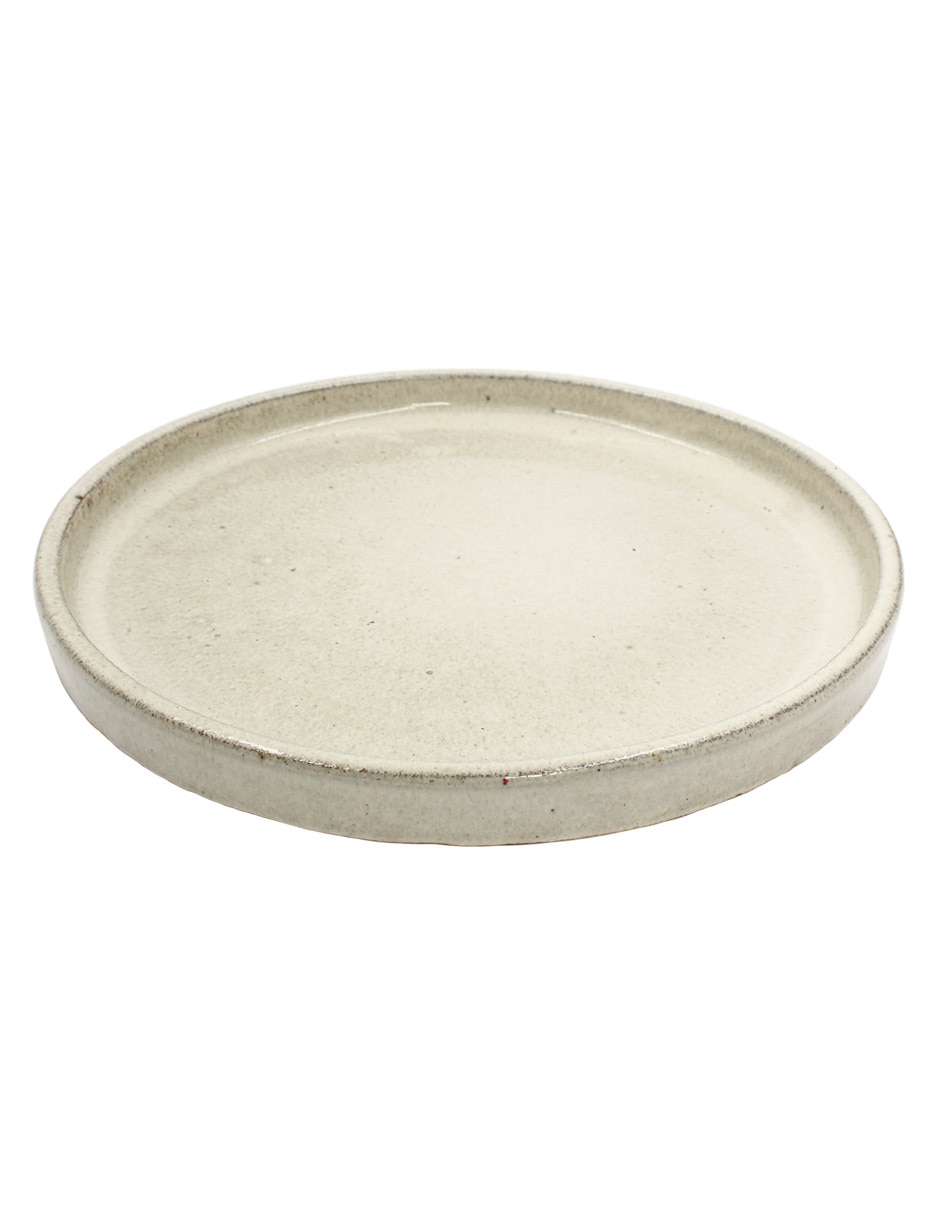Plato para maceta de cerámica