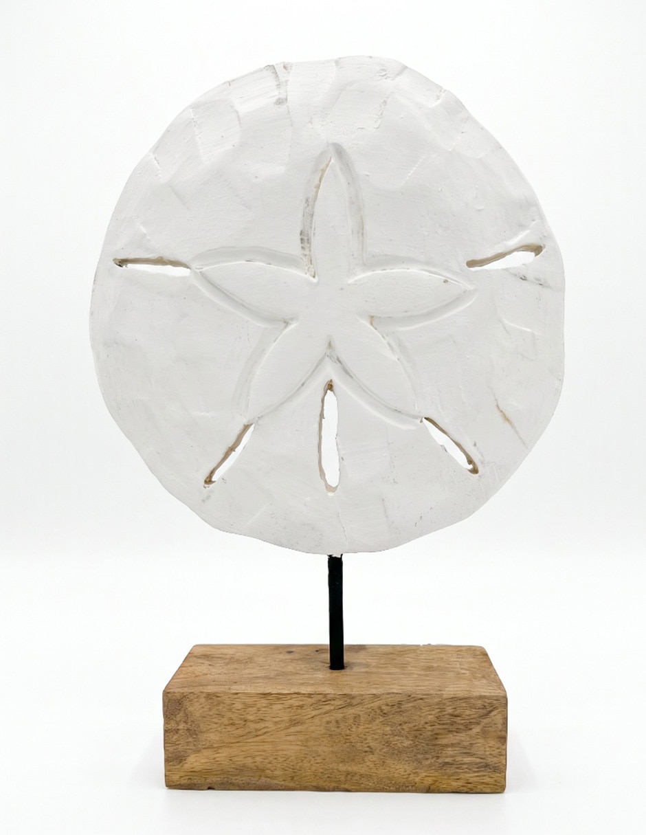 Figura decorativa Bianco de madera Figura decorativa Bianco de madera