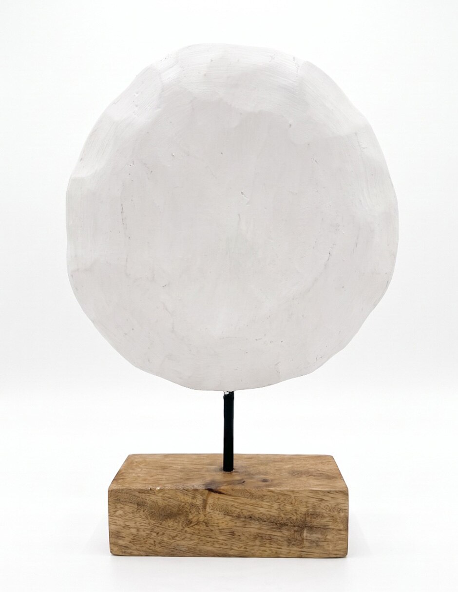 Figura decorativa Bianco de madera 2