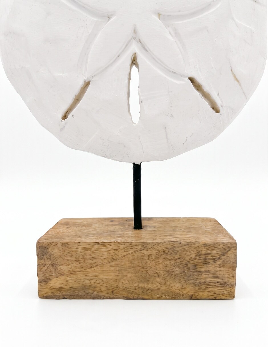 Figura decorativa Bianco de madera 4