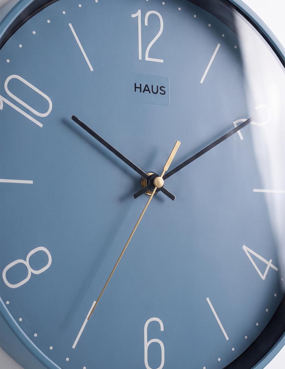 Reloj de pared Amalfi de plástico