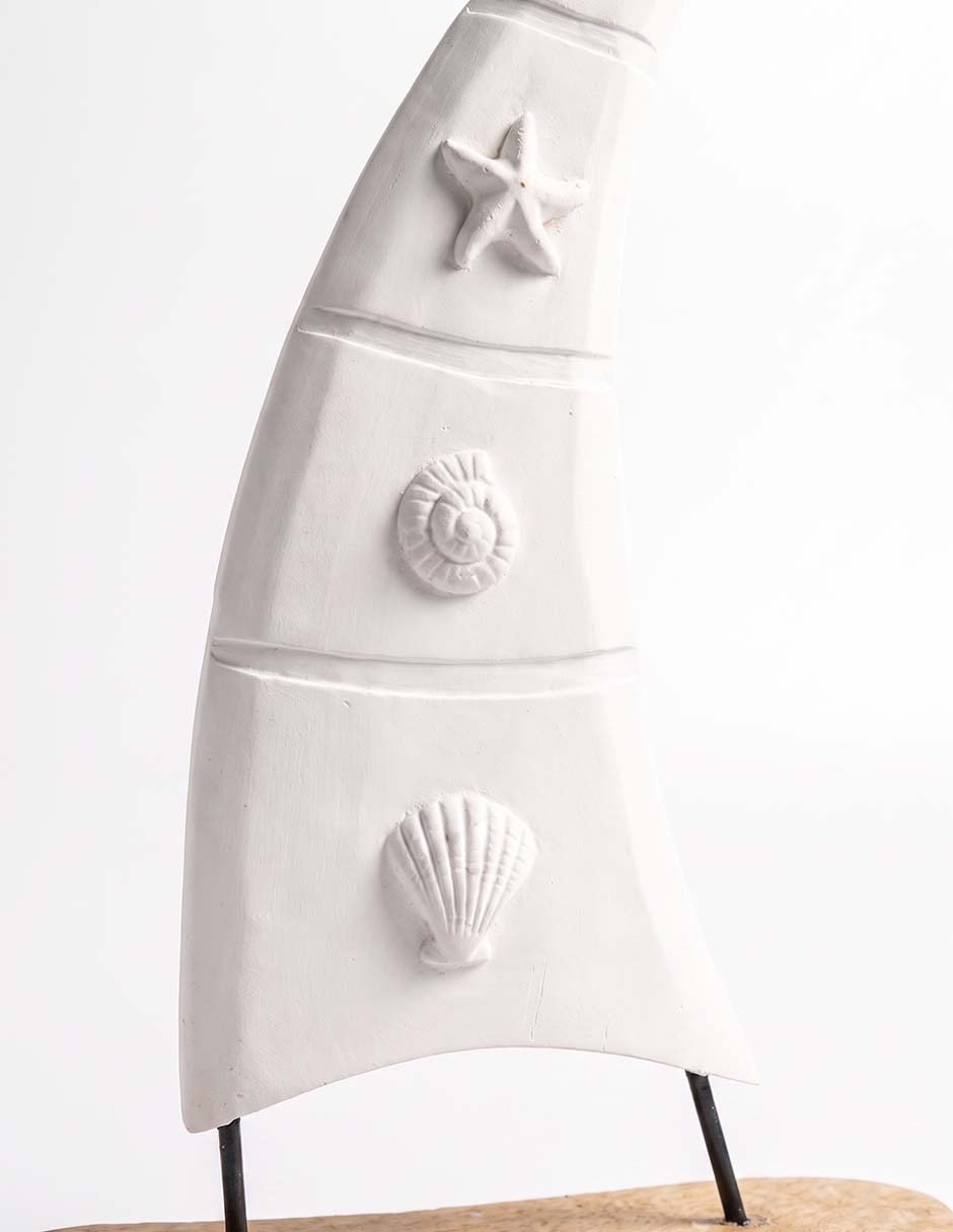 Figura de velero de madera Figura de velero de madera