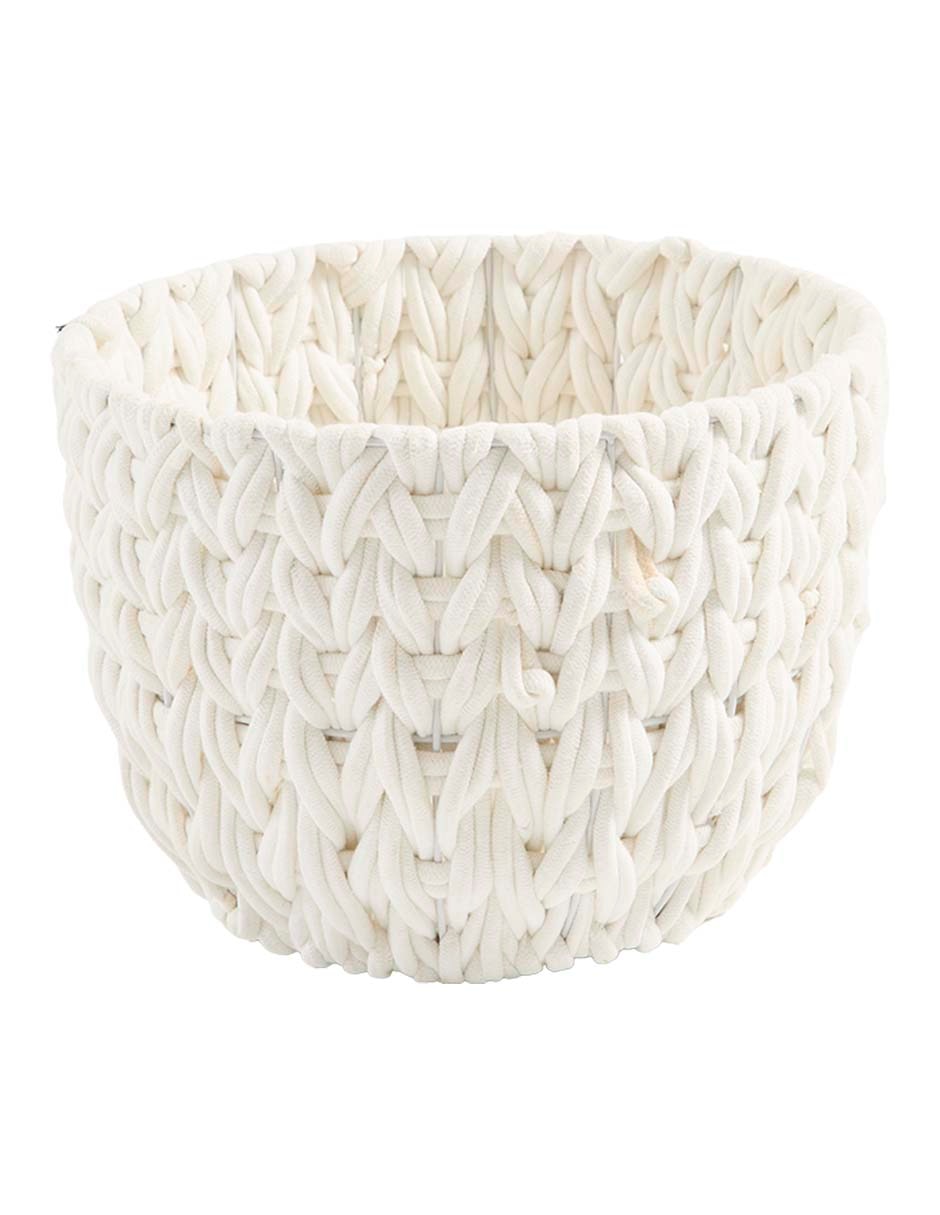 CESTO BRAID 28CM, BLANCO