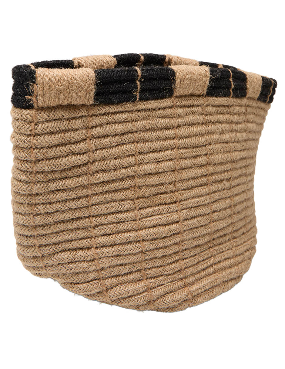Cesto almacenamiento Rustic de yute 2