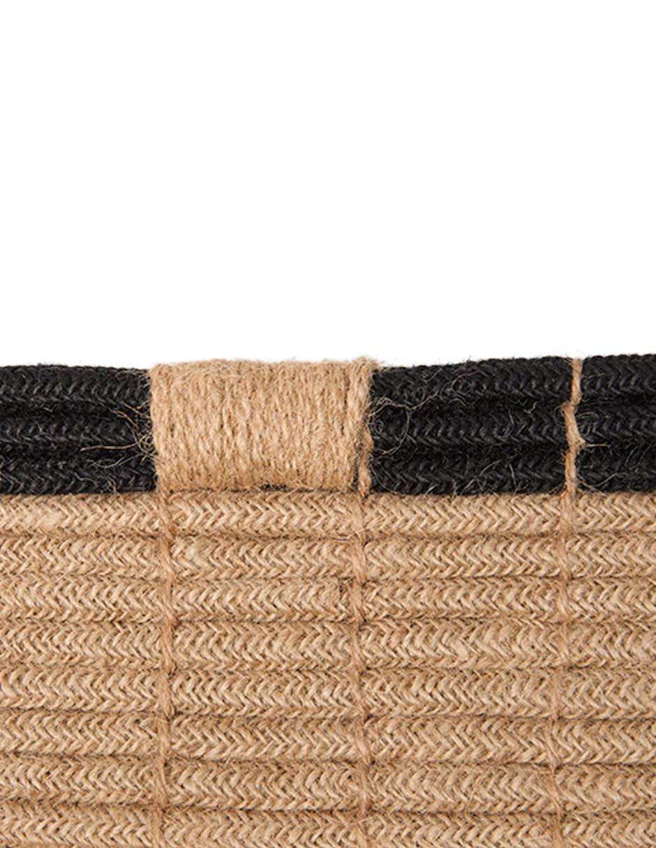 Cesto almacenamiento Rustic de yute 4