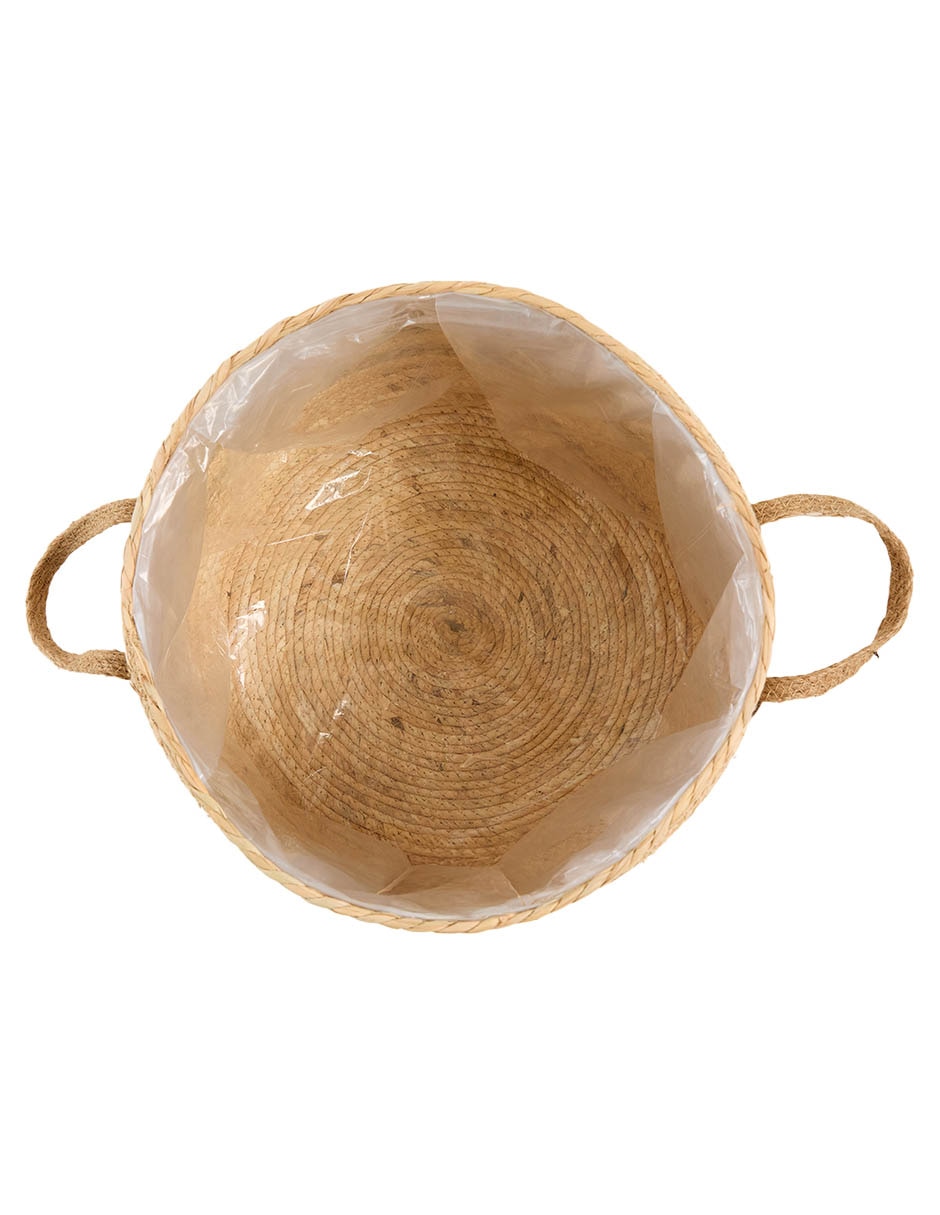 Cesto de almacenamiento haus de fibras naturales