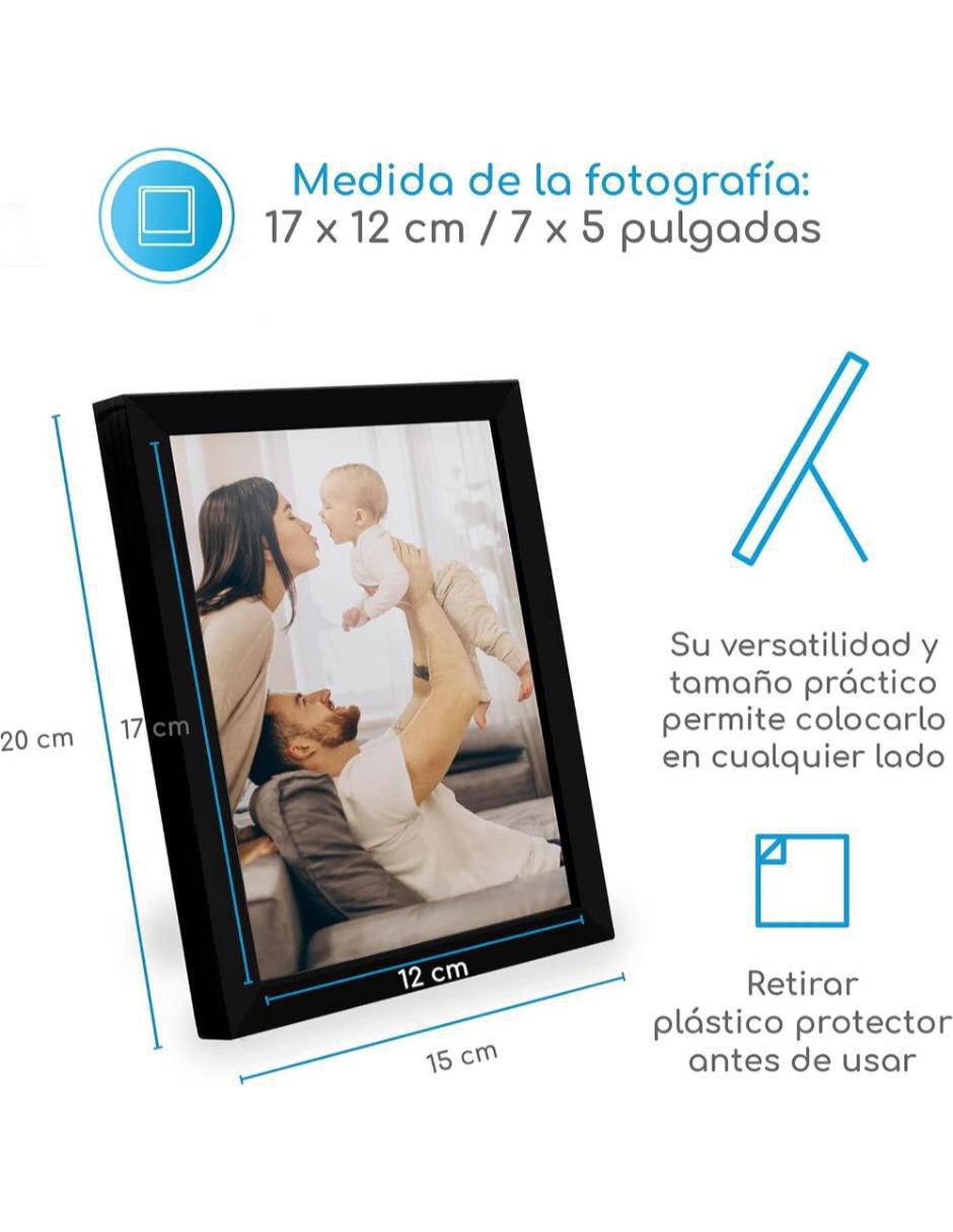 Portarretratos de plástico para 1 foto 3