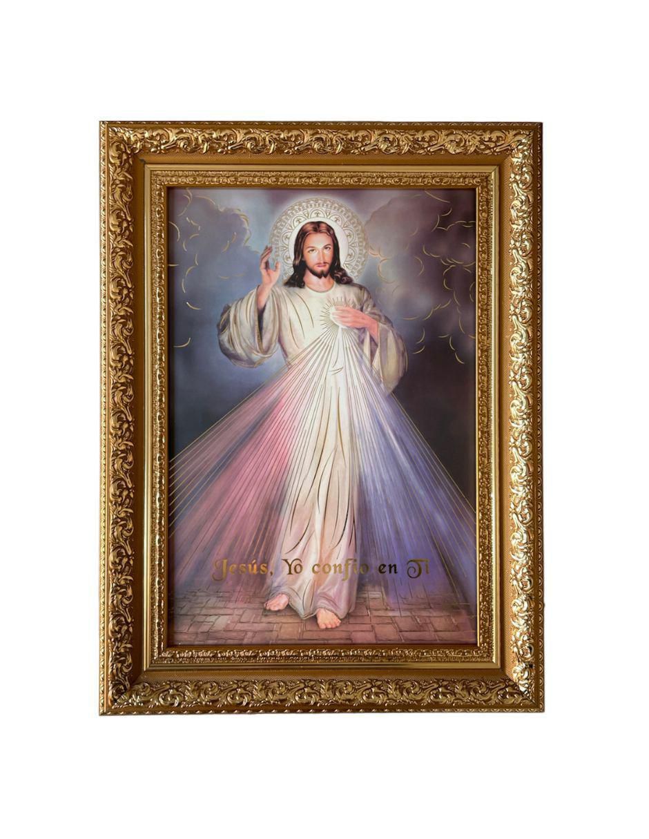 Cuadro Señor De La Misericordia técnica polioleo