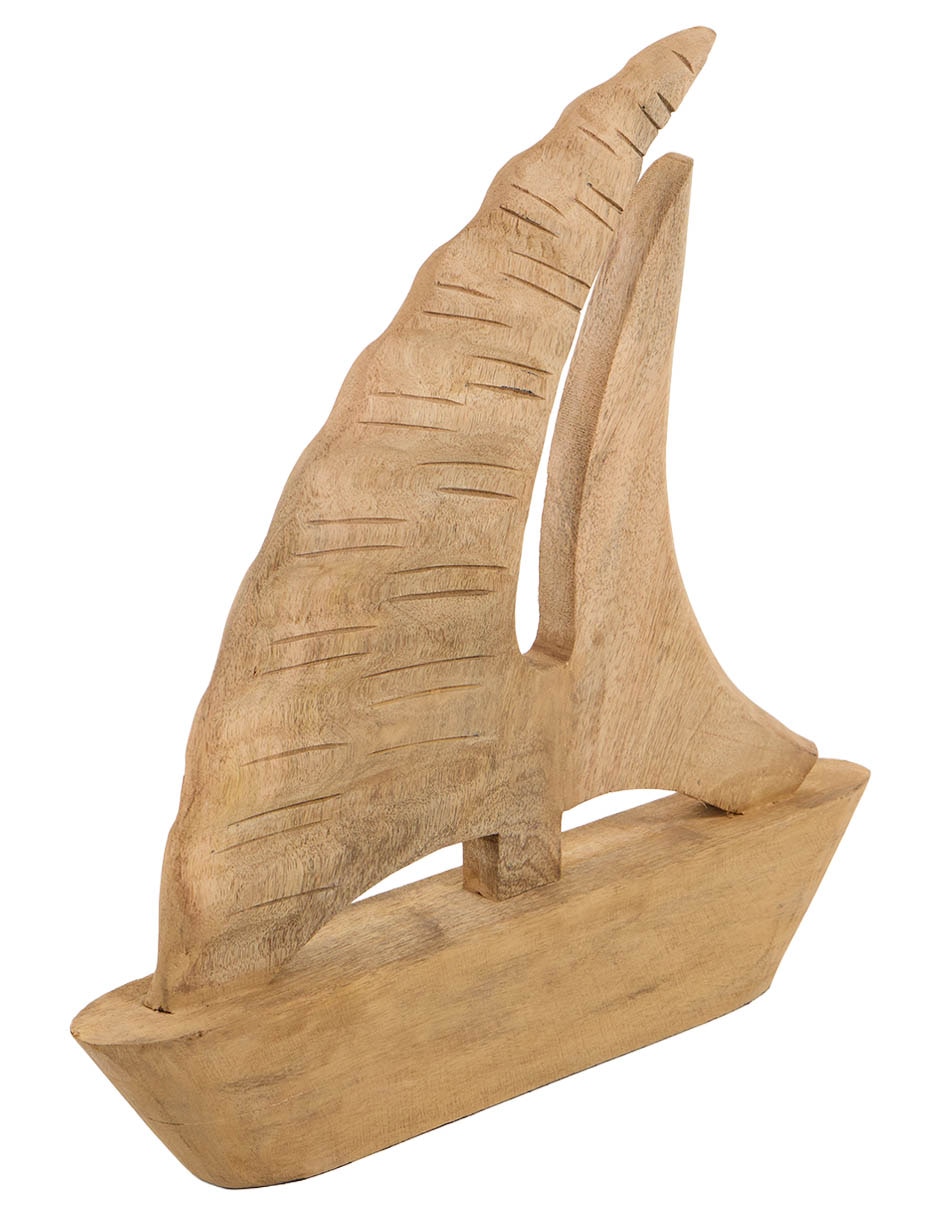 Figura decorativa de Velero de madera 4