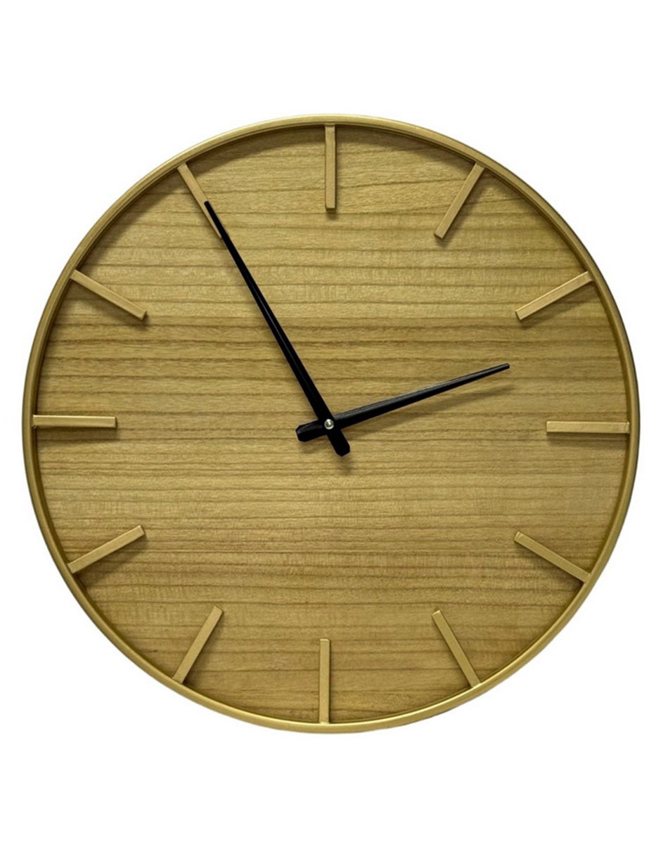 Reloj de pared Oasis Floral de madera 1