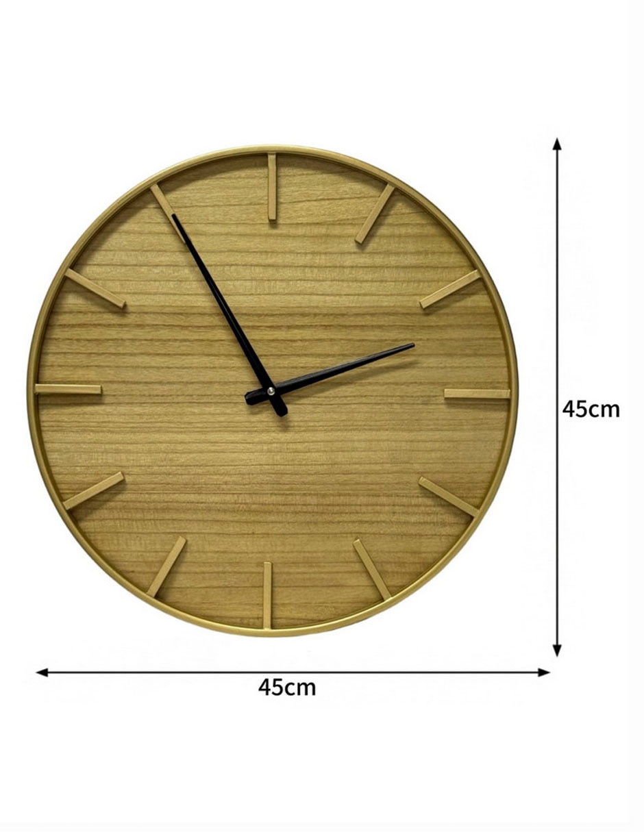 Reloj de pared Oasis Floral de madera 4