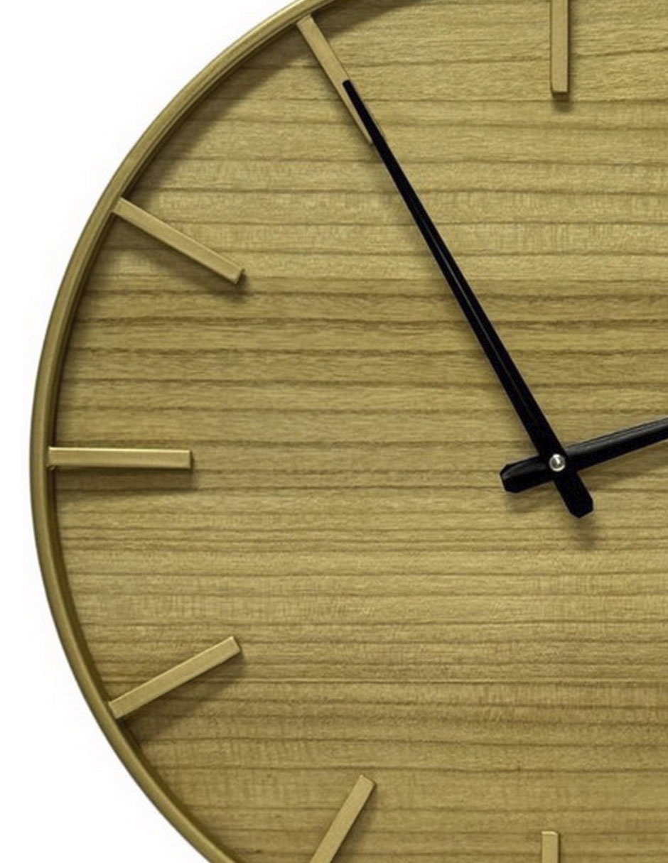Reloj de pared Oasis Floral de madera 2