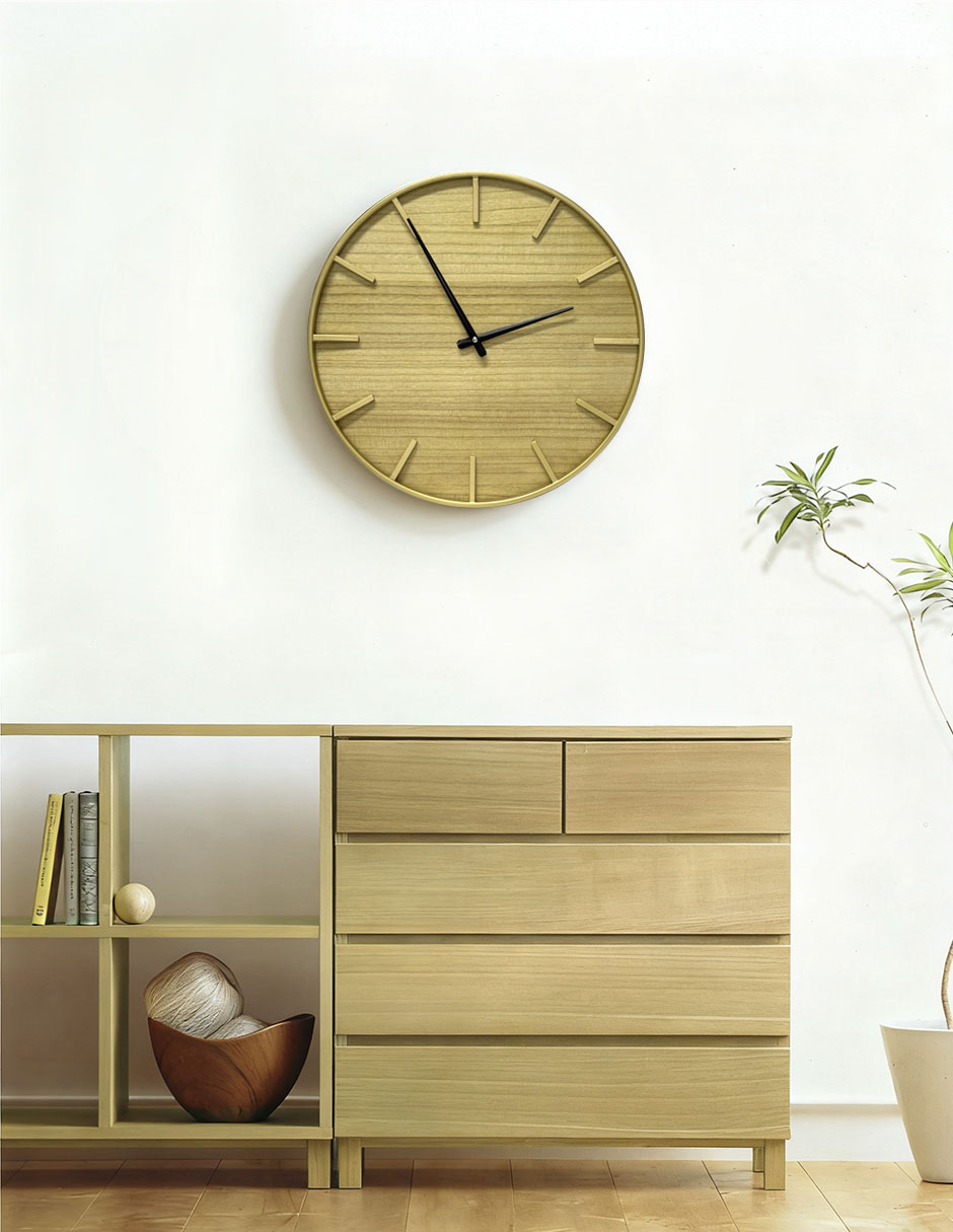 Reloj de pared Oasis Floral de madera Reloj de pared Oasis Floral de madera