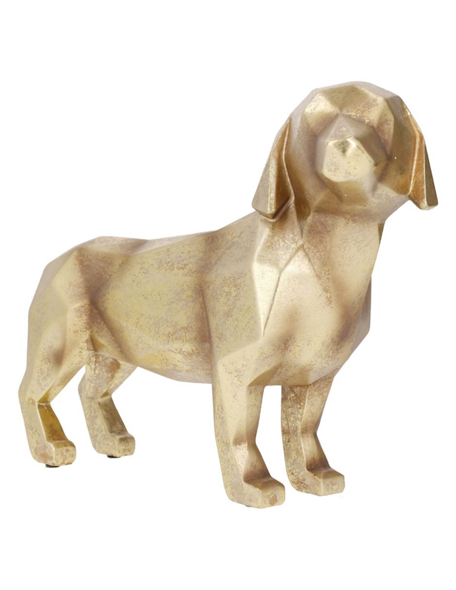 Figura de perro haus dog de resina
