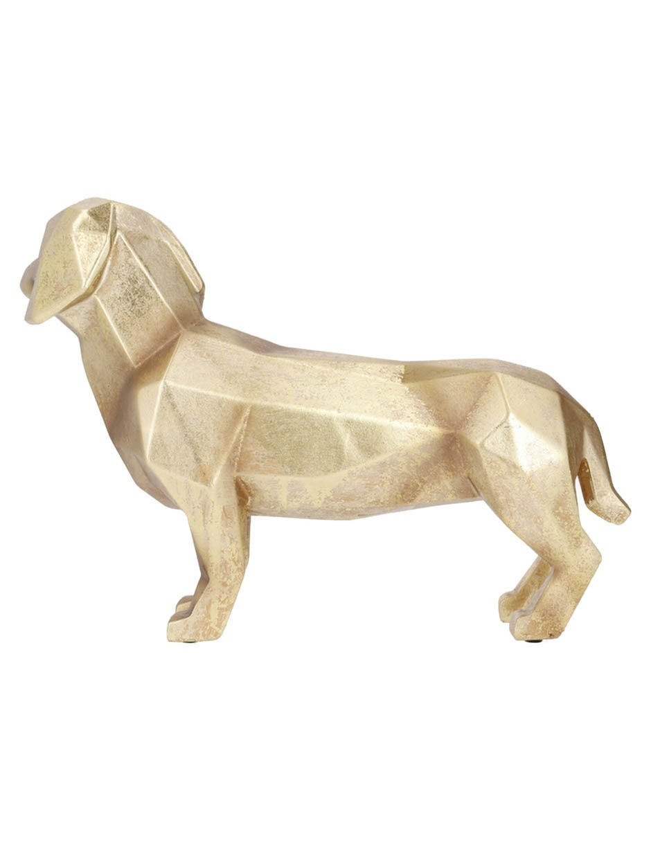 Figura de perro haus dog de resina