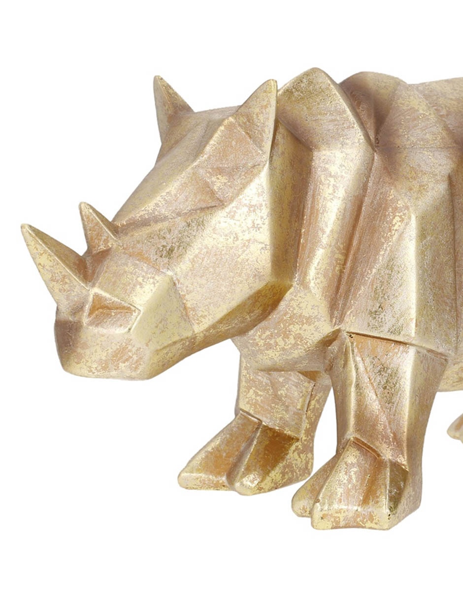Figura de rinoceronte haus rhino de resina