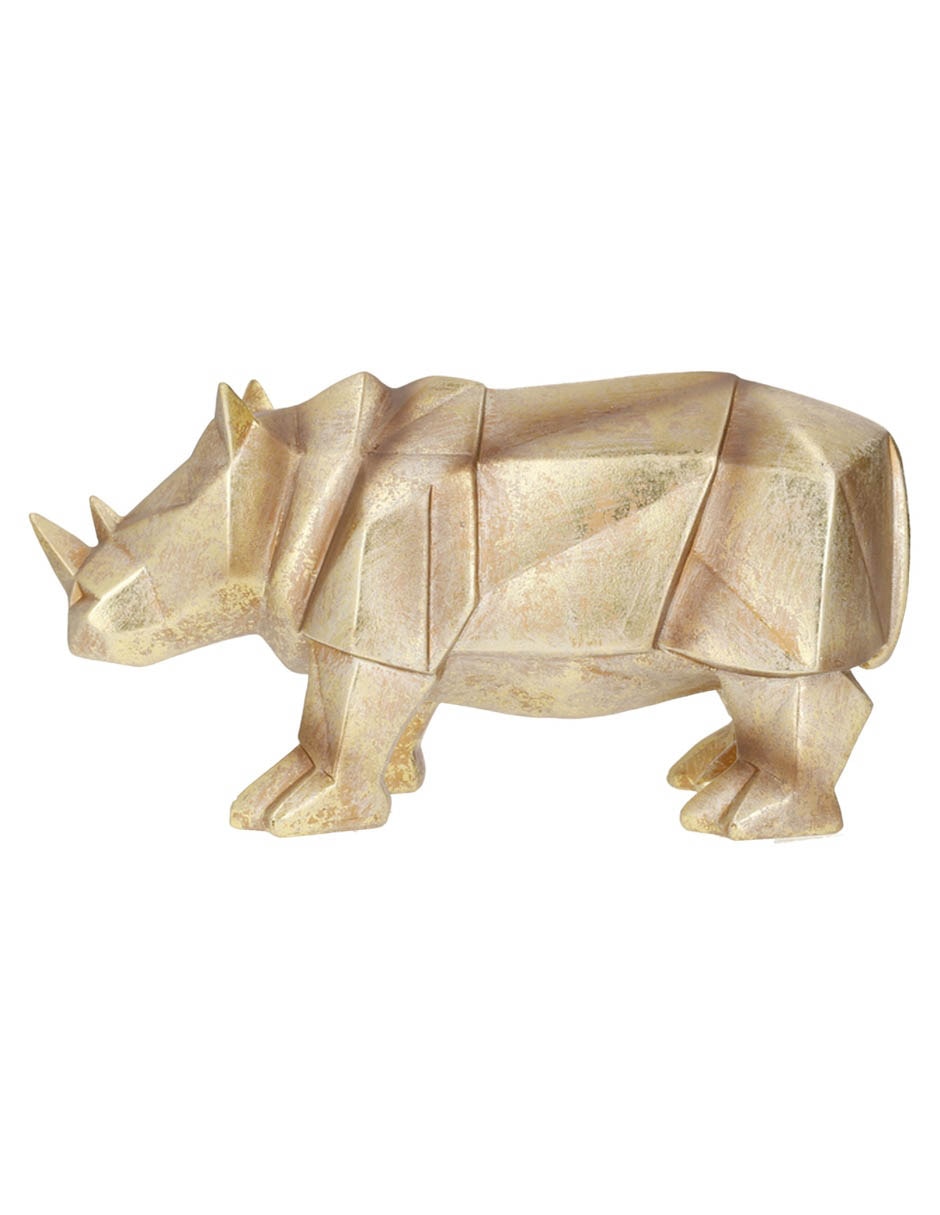 Figura de rinoceronte Rhino de resina