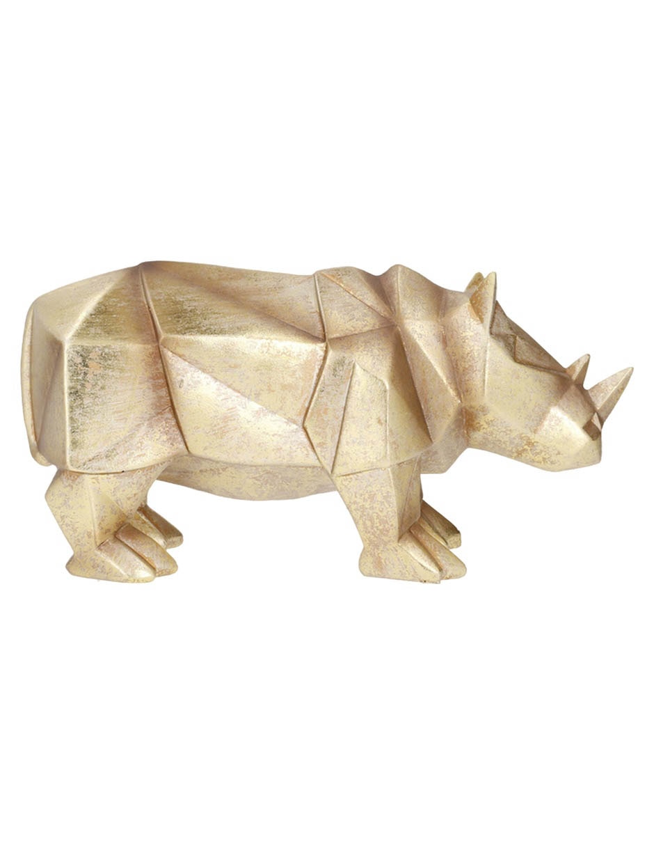 Figura de rinoceronte rhino de resina 3