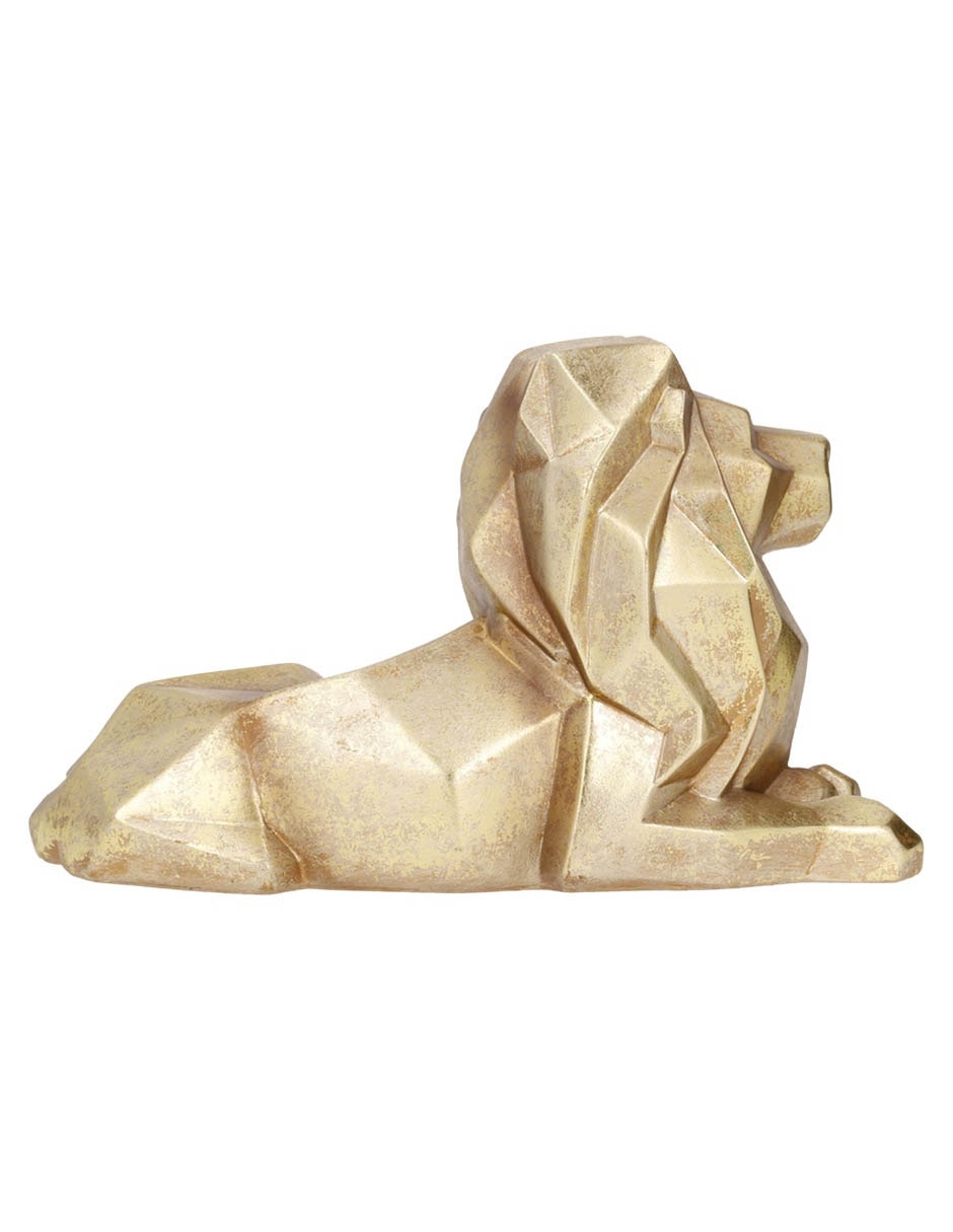 Figura de león haus lion de resina